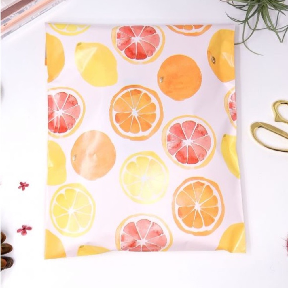 Citrus Poly Mailers 10x13 Pack of 25